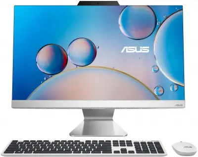 Моноблок Asus A3402WBAK-WA184M 23.8" Full HD i7 1255U (1.7) 16Gb SSD512Gb UHDG noOS GbitEth WiFi BT 90W клавиатура мышь Cam белый 1920x1080