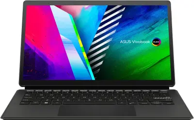 Трансформер Asus Vivobook 13 Slate OLED T3300KA-LQ084W Pentium Silver N6000 8Gb SSD256Gb Intel UHD Graphics 13.3" OLED Touch FHD (1920x1080) Windows 11 Home black WiFi BT Cam Bag