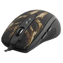 A-4Tech Мышь XL-750BH (черный+корич.) USB,  6кн, 1кл-кн, 3600DPI [543214]