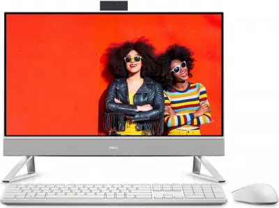 Моноблок Dell Inspiron 5410 23.8" Full HD Touch i7 1255U (1.7) 16Gb 1Tb SSD256Gb MX550 2Gb CR Windows 11 Professional GbitEth WiFi BT 130W клавиатура мышь Cam серебристый 1920x1080