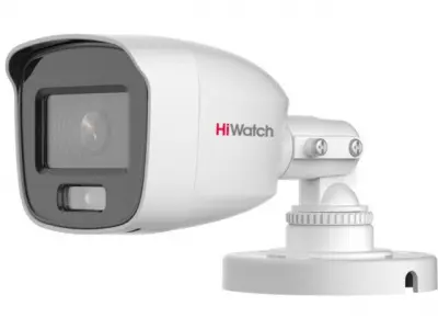 Камера видеонаблюдения аналоговая HiWatch DS-T200L 2.8-2.8мм HD-CVI HD-TVI цв. корп.:белый (DS-T200L (2.8 MM))