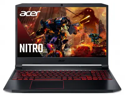 Ноутбук Acer Nitro 5 AN515-55-53LH Core i5 10300H 8Gb SSD512Gb NVIDIA GeForce RTX 3050 4Gb 15.6" IPS FHD (1920x1080) Windows 11 black WiFi BT Cam