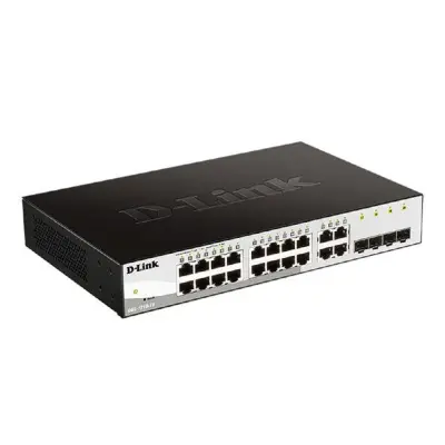 D-Link DGS-1210-16/G2A Управляемый L2 коммутатор с 16 портами 10/100/1000Base-T и 4 комбо-портами 100/1000Base-T/SFP