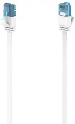 Кабель Hama H-200685 RJ-45 (m) RJ-45 (m) 5м (00200685) белый плоский