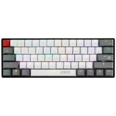 Defender Механическая клавиатура Forge GK-345 RU,3в1,61кн+ keycap set,корч.св [45345]