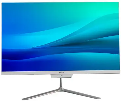 Моноблок Hiper V2 23.8" Full HD i5 10400 (2.9) 8Gb SSD512Gb UHDG 630 Windows 10 Professional GbitEth WiFi BT 120W клавиатура мышь Cam белый 1920x1080