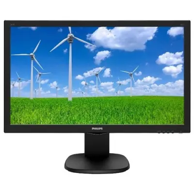 LCD PHILIPS 23.6" 243S5LHMB (00/01) черный {TN 1920x1080 1ms 1000:1 16:9 250cd D-Sub HDMI}