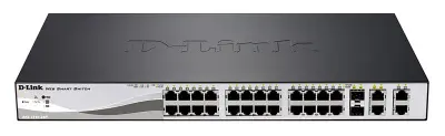 Коммутатор D-Link DES-1210-28P/C 24x100Mb 2G 24PoE 193W