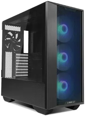Корпус Lian-Li Lancool III RGB черный без БП ATX 10x120mm 3x140mm 2xUSB3.0 audio bott PSU