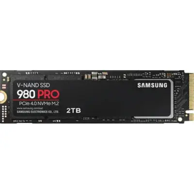 SSD накопитель Samsung 980 PRO MZ-V8P2T0B/AM 2ТБ, M.2 2280, PCIe 4.0 x4,  NVMe,  M.2,  rtl