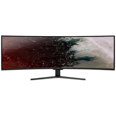 LCD Acer 49" Nitro EI491CRSbmiiiphx {VA Curved 1800R 3840x1080 144Hz 4ms 400cd HDMI2.0 HDMI1.4 DisplayPort1.2 2x3W}