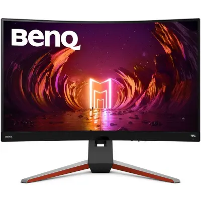 LCD Benq 31.5" EX3210R MOBIUZ черный {VA 1000R 2560x1440 165Hz 1ms 16:9 300(400)cd 2500:1 178/178 2xHDMI DisplayPort 2xUSB3.0 Speaker HAS Swivel Tilt Metallic Grey}