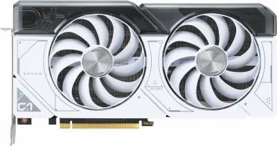 Видеокарта Asus PCI-E 4.0 DUAL-RTX4070S-O12G-WHITE NVIDIA GeForce RTX 4070 Super 12Gb 192bit GDDR6X 2500/21000 HDMIx1 DPx3 HDCP Ret