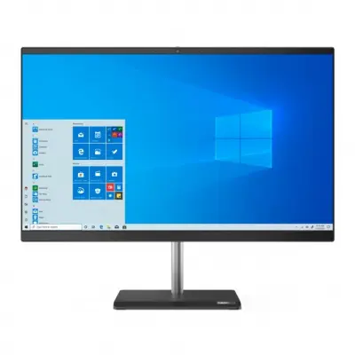 Моноблок Lenovo V50a-24IMB 23.8" Full HD i3 10100T (3) 8Gb SSD256Gb UHDG 630 DVDRW CR Windows 10 Professional 64 GbitEth WiFi BT 90W клавиатура мышь Cam черный 1920x1080