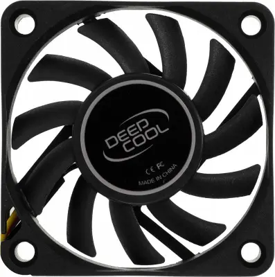 Вентилятор Deepcool XFAN 60 60x60x12mm черный 3-pin 4-pin (Molex)24dB 30gr Ret (DP-FDC-XF60)
