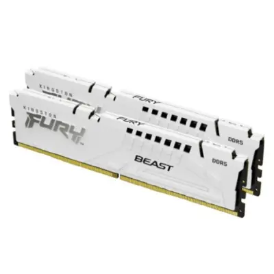 Память DDR5 2x16GB 6000MHz Kingston KF560C36BWE2K2-32 Fury Beast White Expo RTL Gaming PC5-48000 CL36 DIMM 288-pin 1.35В kit single rank с радиатором Ret