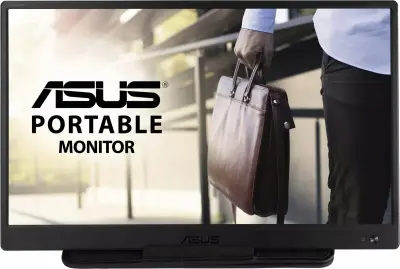 Монитор Asus 15.6" Portable MB165B черный TN LED 10ms 16:9 матовая 220cd 90гр/65гр 1366x768 HD READY USB 0.78кг