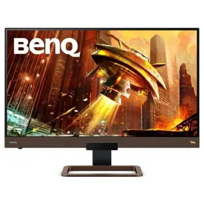 LCD BenQ 27" EX2780Q серый-коричневый {IPS 2560x1440 144Hz 5ms FreeSync 350cd 10bit(8bit+FRC) 1000:1 HDR10 DisplayHDR400 178/178 2xHDMI2.0 DisplayPort1.4 USB-C3.1 2x2W+5W(subwoofer) VESA}