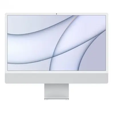 Apple iMac [Z12R000AS, Z12R/3] Silver 24" Retina 4.5K {Apple M1 chip with 8-core CPU and 8-core GPU/16GB/512GB SSD/LAN} (2021)