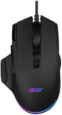Мышь Acer OMW180 черный оптическая 6400dpi USB 9but (ZL.MCEEE.00S)