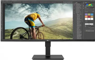 Монитор LG 34" UltraGear 34BN670-B черный IPS LED 21:9 HDMI M/M матовая HAS Piv 400cd 178гр/178гр 2560x1080 75Hz FreeSync DP FHD 9.4кг