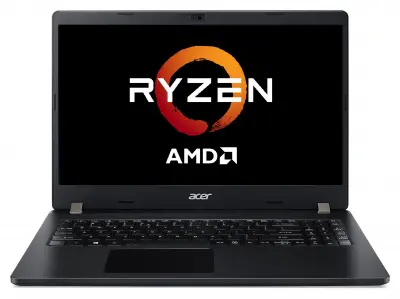 Ноутбук Acer TravelMate P2 TMP215-41-G2-R63W Ryzen 5 Pro 5650U 8Gb SSD256Gb AMD Radeon 15.6" IPS FHD (1920x1080) Windows 10 Professional black WiFi BT Cam
