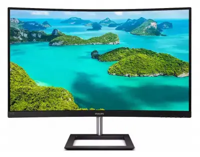 LCD PHILIPS 31.5" 322E1C черный {VA 1920x1080 75Hz 4ms Curved 1500R 16:9 250cd D-Sub HDMI DisplayPort Internal Vesa}