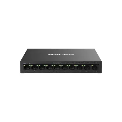 Коммутатор Mercusys MS110CMP (L2) 8x100Мбит/с 2x1Гбит/с 8PoE+ 115W неуправляемый