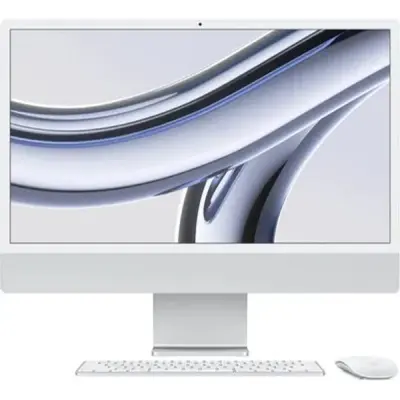Apple iMac 24 2023 [Z19D001G4] (КЛАВ.РУС.ГРАВ.) Silver 24" Retina 4.5K {Apple M3 8C CPU 10C GPU/16GB/512GB SSD/Ethernet(RJ-45)/без переходника на EU арт.11007065}