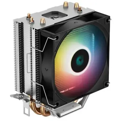 Устройство охлаждения(кулер) Deepcool AG300 LED RGB Soc-AM5/AM4/1151/1200/1700 черный 4-pin 18-31dB Al+Cu 150W 350gr Ret (R-AG300-BKLNMN-G)