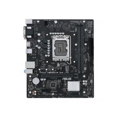 ASUS PRIME H610M-R D4-SI (Socket 1700, mATX, 2xDDR4(64GB), VGA/DVI-D/HDMI 2.1, 1xPCIe 4.0x16/1xPCIe 3.0, 1xLAN, 4xSATA 6Gb/s, 1xM.2, 2xUSB 3.2, 2xUSB 2.0, 2xPS/2)