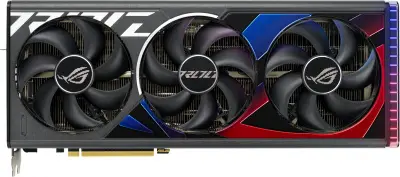 Видеокарта Asus PCI-E 4.0 ROG-STRIX-RTX4090-O24G-GAMING NVIDIA GeForce RTX 4090 24Gb 384bit GDDR6X 2610/21000 HDMIx2 DPx3 HDCP Ret