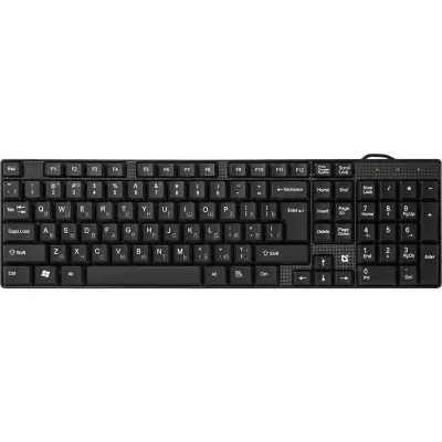 Defender Клавиатура  Accent SB-720 Black USB [45720] {Проводная, черная}