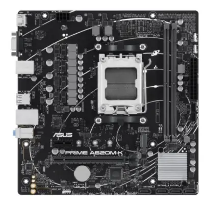 Материнская плата Asus PRIME A620M-K SocketAM5 AMD A620 2xDDR5 mATX AC`97 8ch(7.1) GbLAN RAID+VGA+HDMI