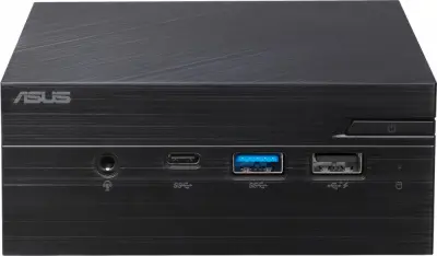 Неттоп Asus PN40-BP808MV PS J5040 (2)/4Gb/SSD128Gb/UHDG 605/noOS/GbitEth/65W/черный