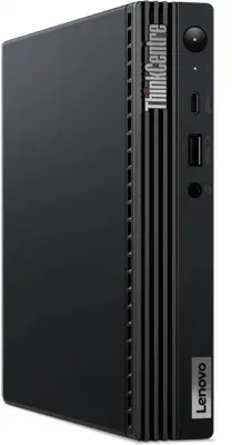ПК Lenovo ThinkCentre Tiny M70q slim i5 10400T (2) 4Gb 1Tb 7.2k/UHDG 630 noOS GbitEth WiFi BT 65W клавиатура мышь черный