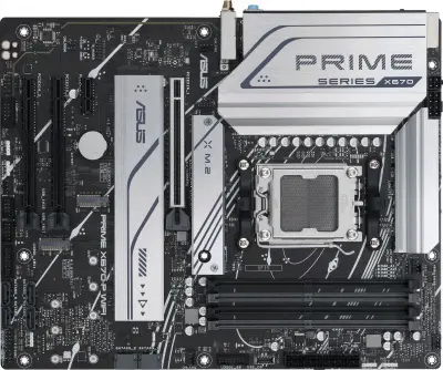 Материнская плата Asus PRIME X670-P WIFI SocketAM5 AMD X670 4xDDR5 ATX AC`97 8ch(7.1) 2.5Gg RAID+HDMI+DP
