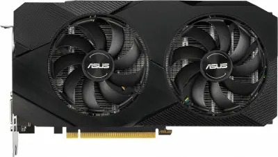 Видеокарта Asus PCI-E DUAL-RTX2060-12G-EVO NVIDIA GeForce RTX 2060 12288Mb 192 GDDR6 1650/14000 DVIx1 HDMIx2 DPx1 HDCP Ret