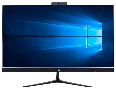 Моноблок IRU Office P2310CL 23.8" Full HD i3 10100 (3.6) 8Gb 1Tb 5.4k SSD240Gb UHDG 630 Windows 10 Professional 64 GbitEth WiFi BT 120W Cam черный 1920x1080 (RUS)