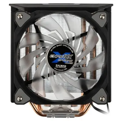 Устройство охлаждения(кулер) Zalman CNPS10X Optima II Black RGB Soc-AM5/AM4/1151/1200/2066/1700 черный/белый 4-pin 17-27dB Al+Cu 180W 740gr Ret