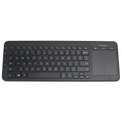 Microsoft Клавиатура All-in-One Media черный USB беспроводная Multimedia Touch