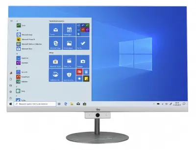 Моноблок IRU Office J2335 23.8" Full HD Ryzen 5 3400G (3.7)/8Gb/SSD240Gb/RX Vega 11/Windows 10 Home Single Language 64/GbitEth/WiFi/BT/120W/Cam/белый 1920x1080
