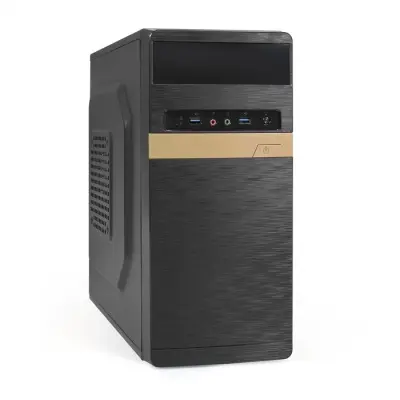 Exegate EX287762RUS Корпус Minitower ExeGate BAA-105U2-400W-8 (mATX, БП AAA400 с вент. 8см, 2*USB3.0, HD аудио, черный)