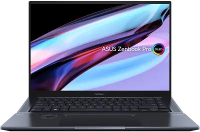Ноутбук Asus Zenbook Pro 16X OLED UX7602VI-MY073X Core i9 13900H 32Gb SSD2Tb NVIDIA GeForce RTX4070 8Gb 16" OLED Touch 3.2K (3200x2000) Windows 11 Professional black WiFi BT Cam (90NB10K1-M00430)