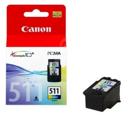Canon CL-511 2972B007 Картридж для PIXMA MP240, PIXMA MP260, PIXMA MX320, PIXMA MX330 EMB, Цветной, 244стр., 9 мл.  ( 2972B009 )