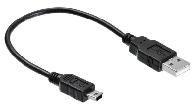 Кабель Buro OTG_MINI USB A(f) mini USB B (m) 0.2м черный
