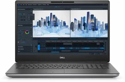 Ноутбук Dell Precision 7760 Xeon W-11955M 32Gb SSD1Tb NVIDIA GeForce RTX A4000 8Gb 17.3" WVA UHD (3840x2160) Windows 10 Professional grey WiFi BT Cam