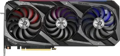 Видеокарта Asus PCI-E 4.0 ROG-STRIX-RTX3060TI-O8G-V2-GAMING LHR NVIDIA GeForce RTX 3060Ti 8192Mb 256 GDDR6 1860/14000 HDMIx2 DPx3 HDCP Ret