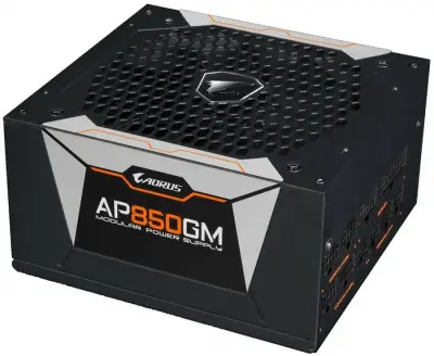 Блок питания Gigabyte ATX 850W AORUS GP-AP850GM 80+ gold 24pin APFC 135mm fan 6xSATA Cab Manag RTL