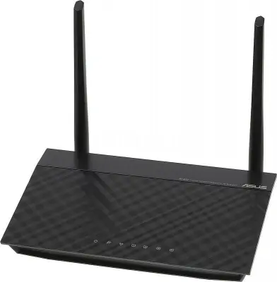 Роутер беспроводной Asus RT-N12 N300 10/100BASE-TX черный